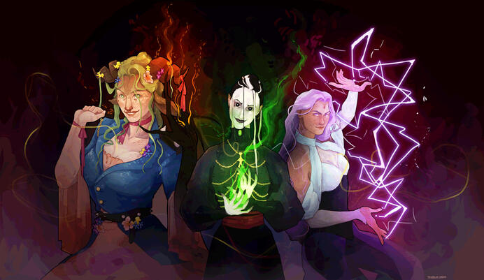 The Witchy Trio of the Bell's Hells